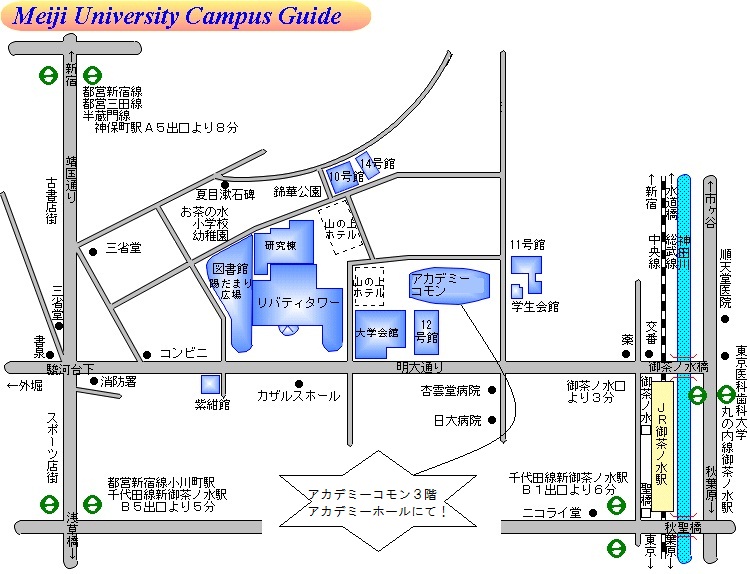 アカデミーコモン地図